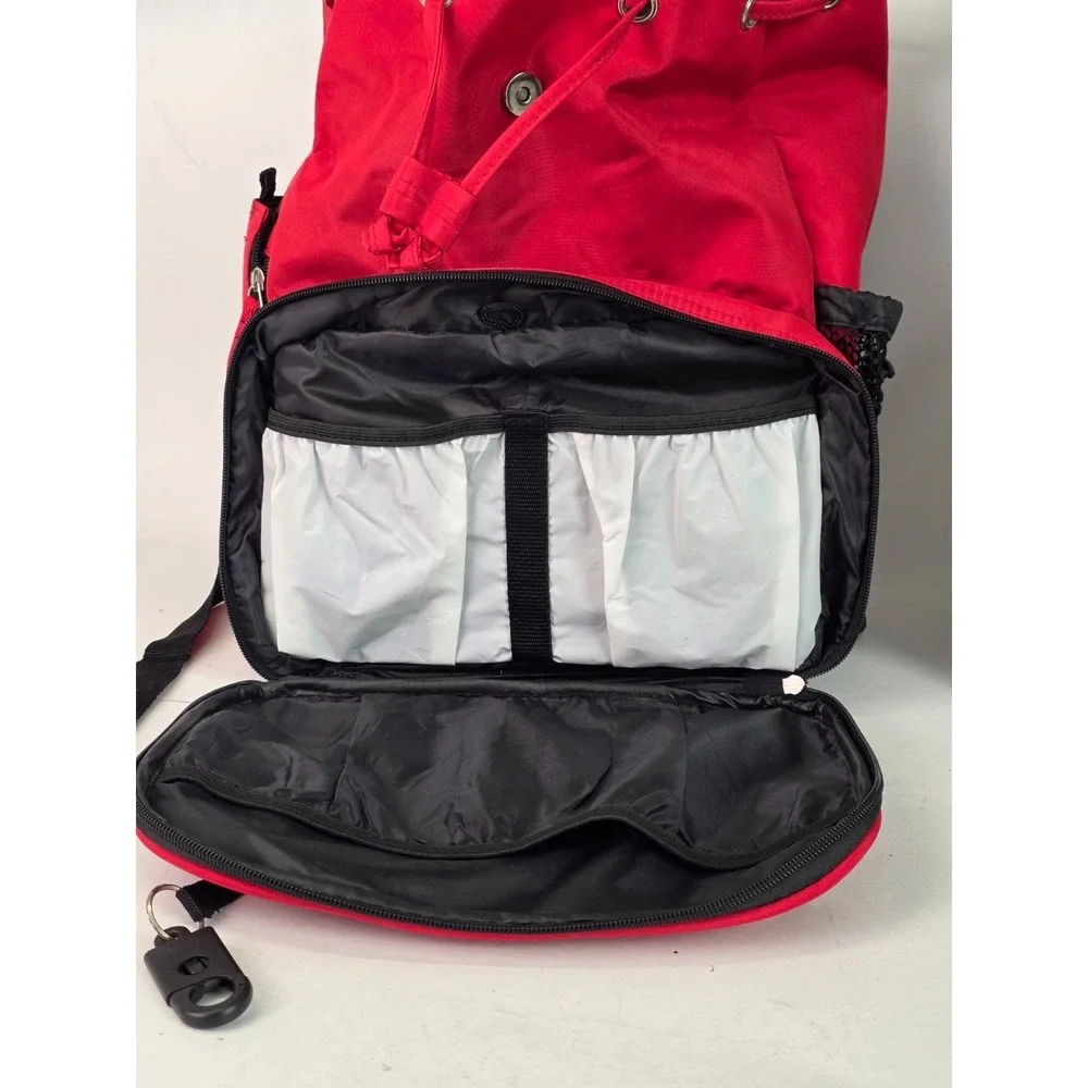 North Carolina State Picnic Backpack Red Bag‎